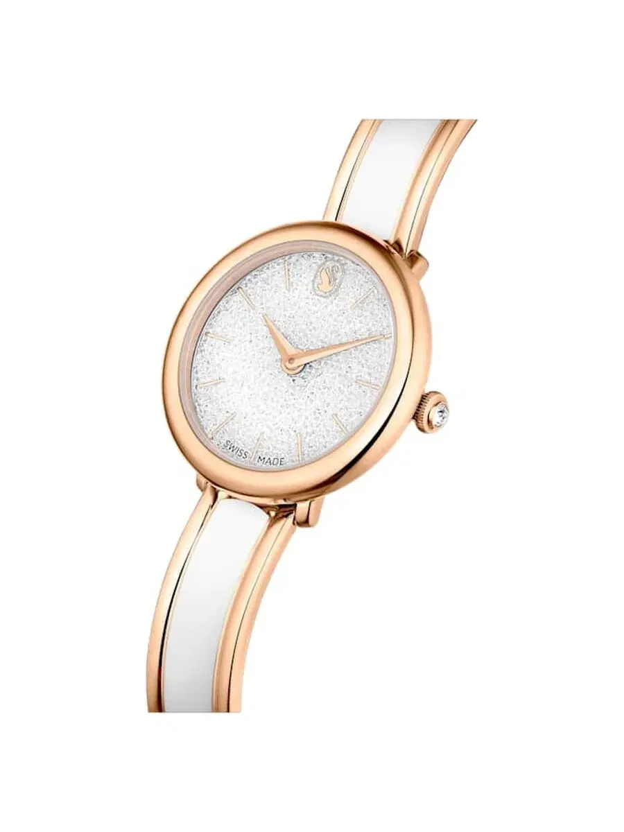 Женские часы Swarovski Crystalline с кварцевым механизмом, модель 5689324 — изображение 2 из 3, оттенок розовый золотистый
