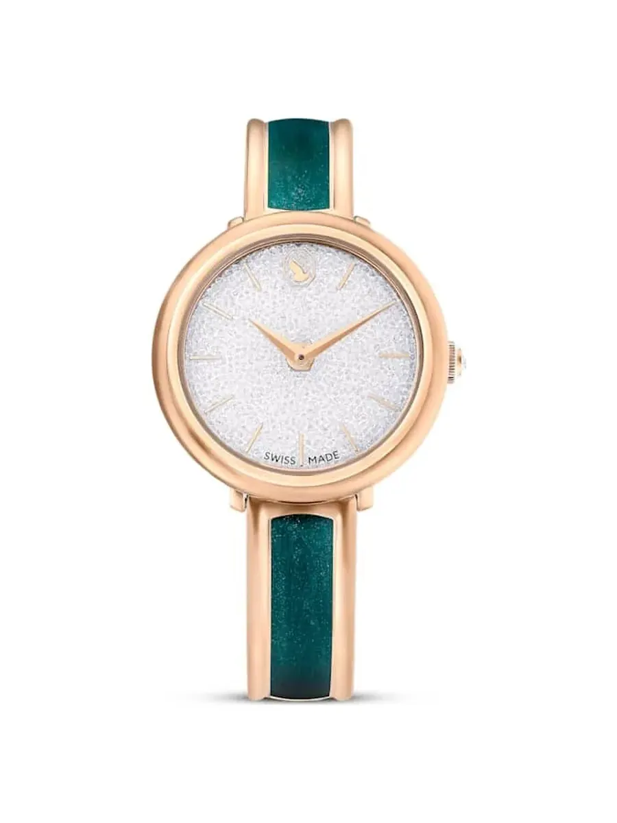 Женские часы Swarovski Crystalline с кварцевым механизмом, модель 5709816 — изображение 1 из 3, оттенок розовый золотистый