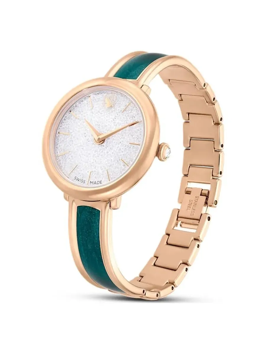 Женские часы Swarovski Crystalline с кварцевым механизмом, модель 5709816 — изображение 2 из 3, оттенок розовый золотистый
