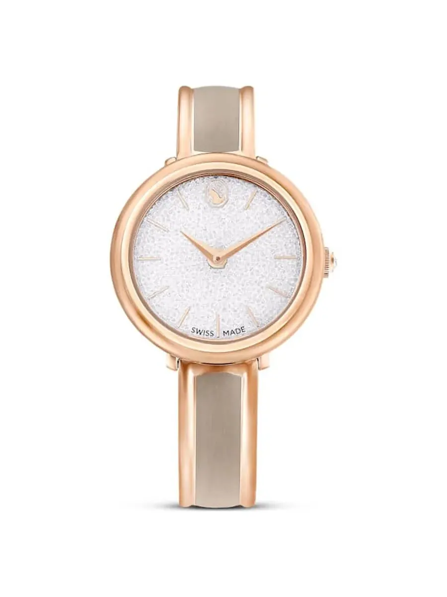 Женские часы Swarovski Crystalline с кварцевым механизмом, модель 5709814 — изображение 1 из 3, оттенок розовый золотистый