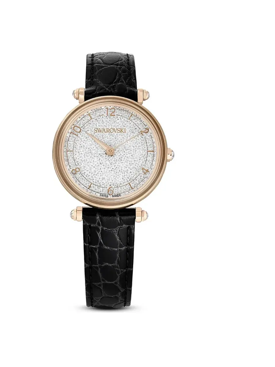 Женские часы Swarovski Crystalline с кварцевым белым циферблатом 5653359 — изображение 1 из 1, оттенок розовый золотистый