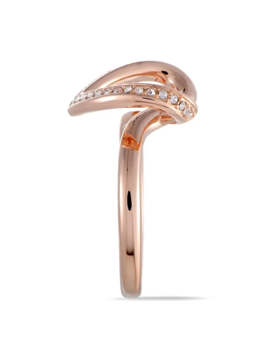 Кольцо Swarovski Cupidon с розовым золотым покрытием и кристаллами — изображение 3 из 6, оттенок мульти