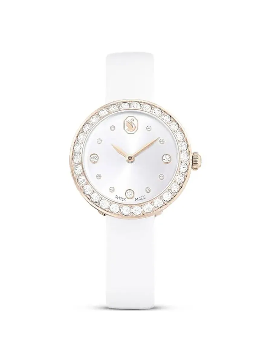 Женские часы Swarovski Matrix Tennis с кварцевым механизмом, серебристым циферблатом, артикул — изображение 1 из 3