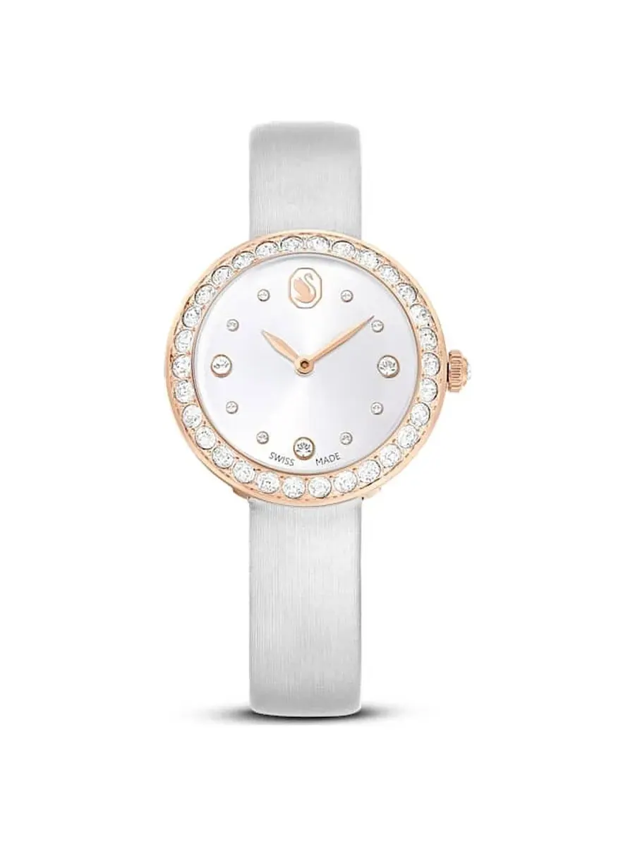 Женские часы Swarovski Matrix Tennis с кварцевым механизмом, кристаллы — изображение 1 из 4, оттенок розовый золотистый