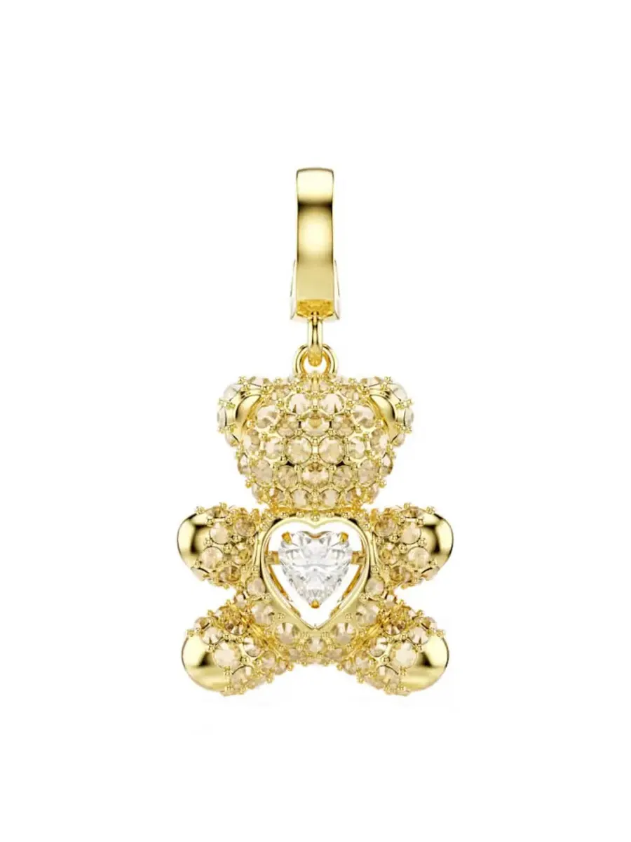 Подвеска Swarovski Idyllia Teddy с разными огранками — изображение 1 из 2, оттенок золотистый