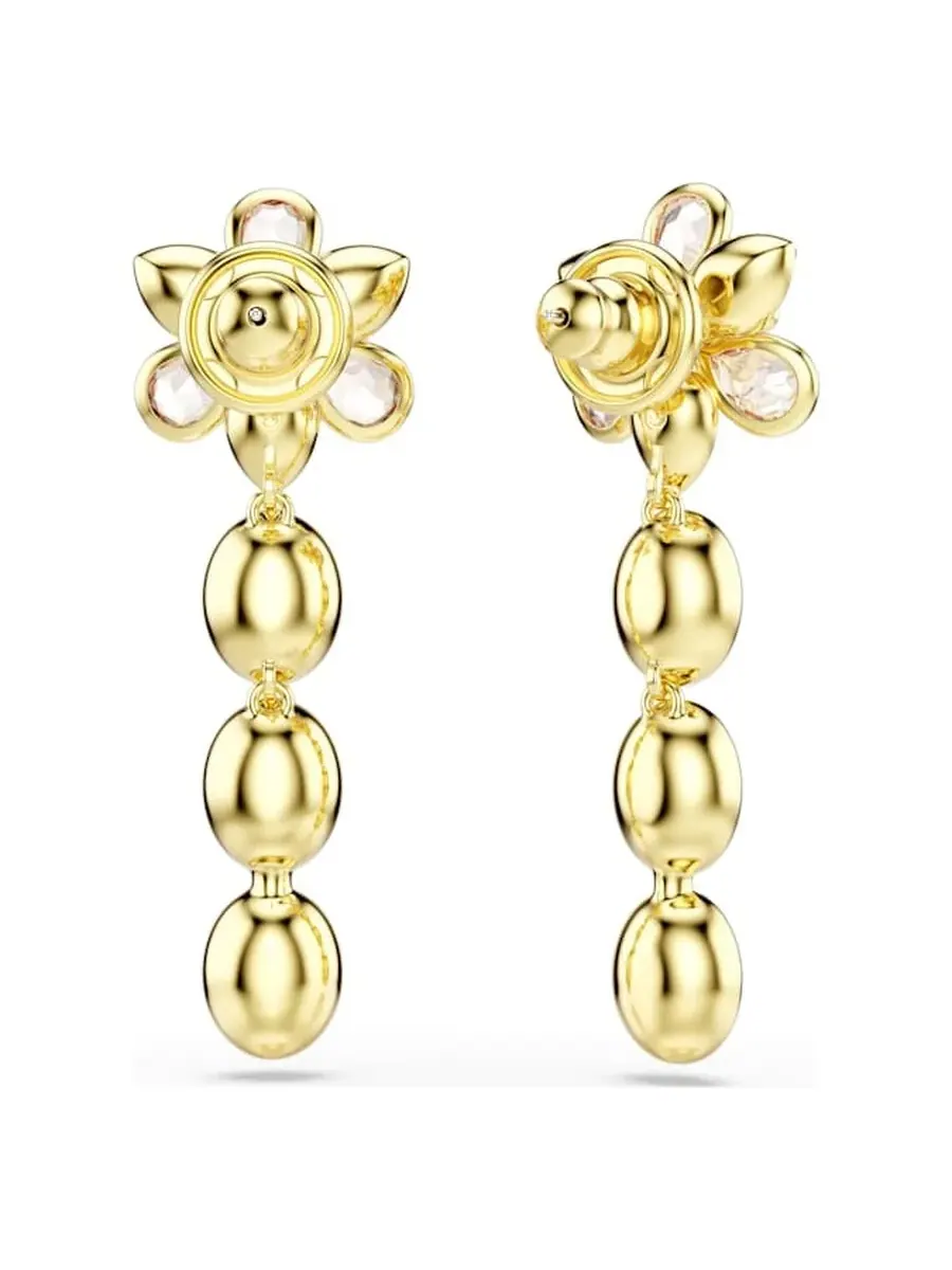Серьги-подвески Swarovski Idyllia с разноцветными кристаллами смешанной огранки — изображение 2 из 2, оттенок мульти