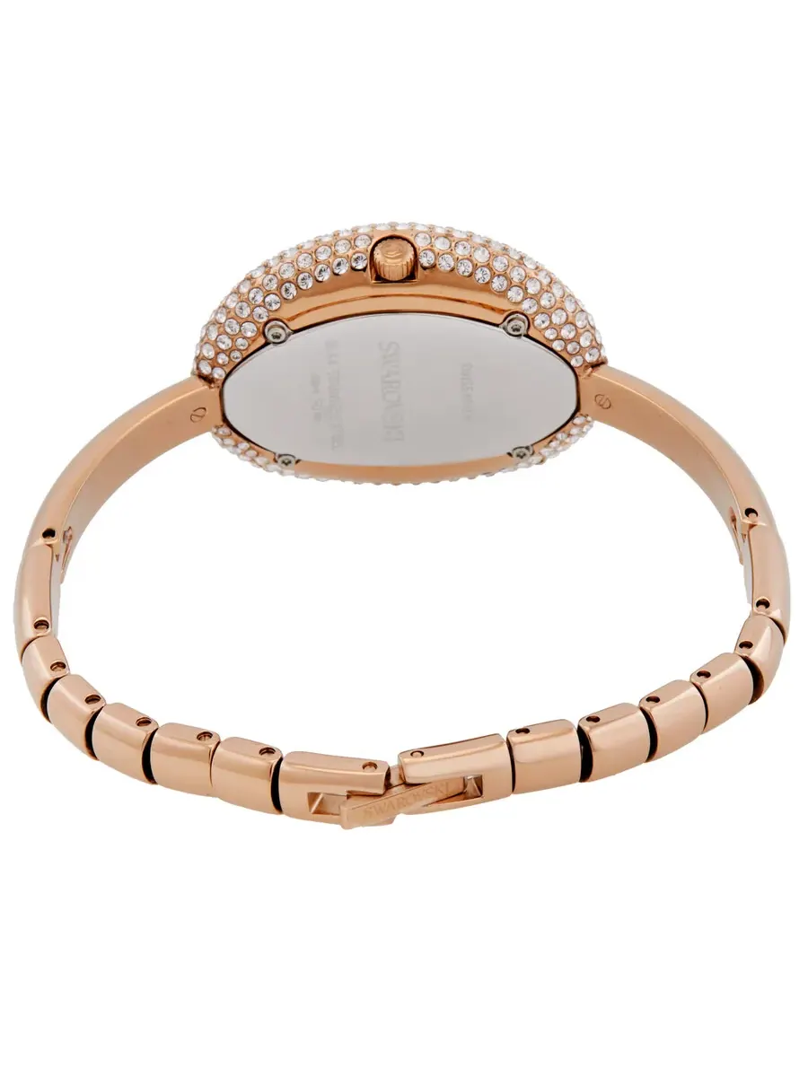 Женские часы Swarovski Imber Quartz Crystal с серебряным циферблатом, модель 5716108 — изображение 3 из 3, оттенок золотистый