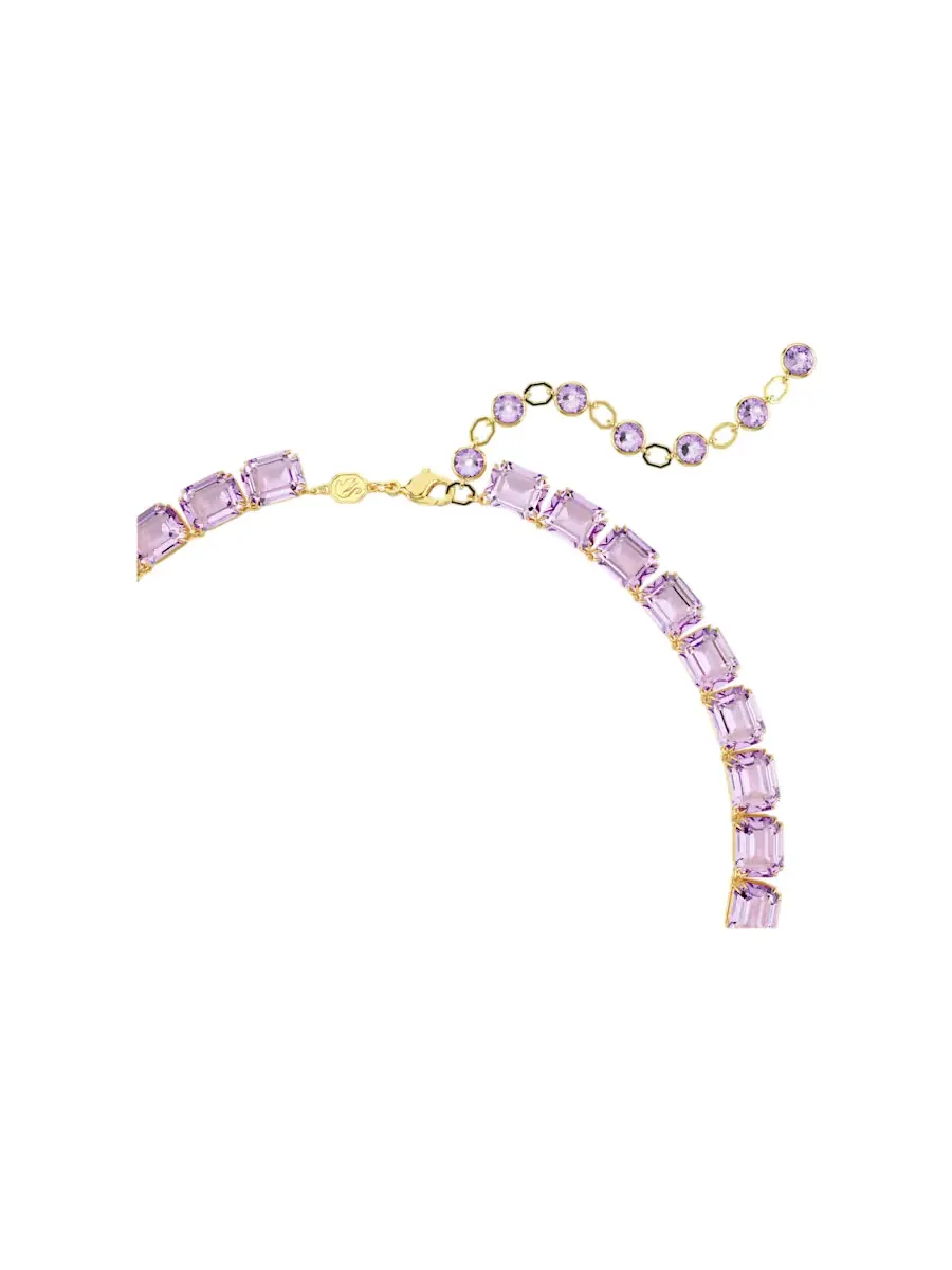 Ожерелье Swarovski Millenia Tennis — изображение 4 из 5, оттенок фиолетовый/золотистый
