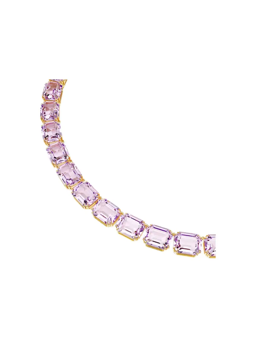 Ожерелье Swarovski Millenia Tennis — изображение 5 из 5, оттенок фиолетовый/золотистый