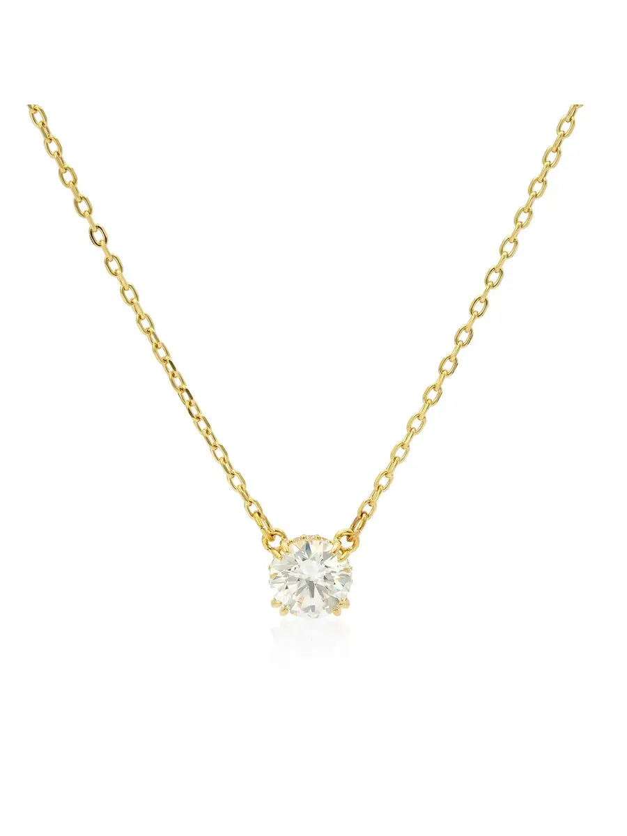 Женское подвесное ожерелье Swarovski Constella — изображение 1 из 4, оттенок золотистый-/белый