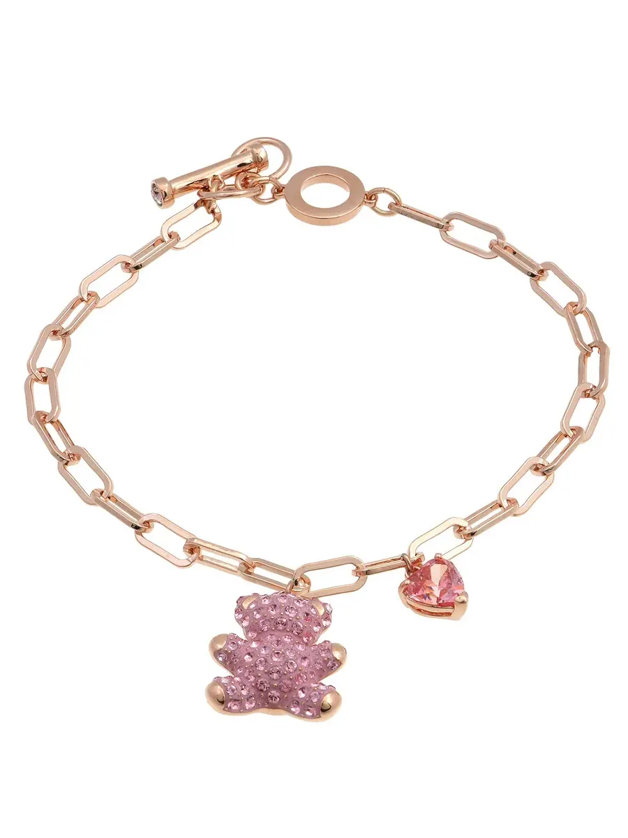 Браслет Swarovski «Розовый мишка» для женщин — изображение 1 из 4