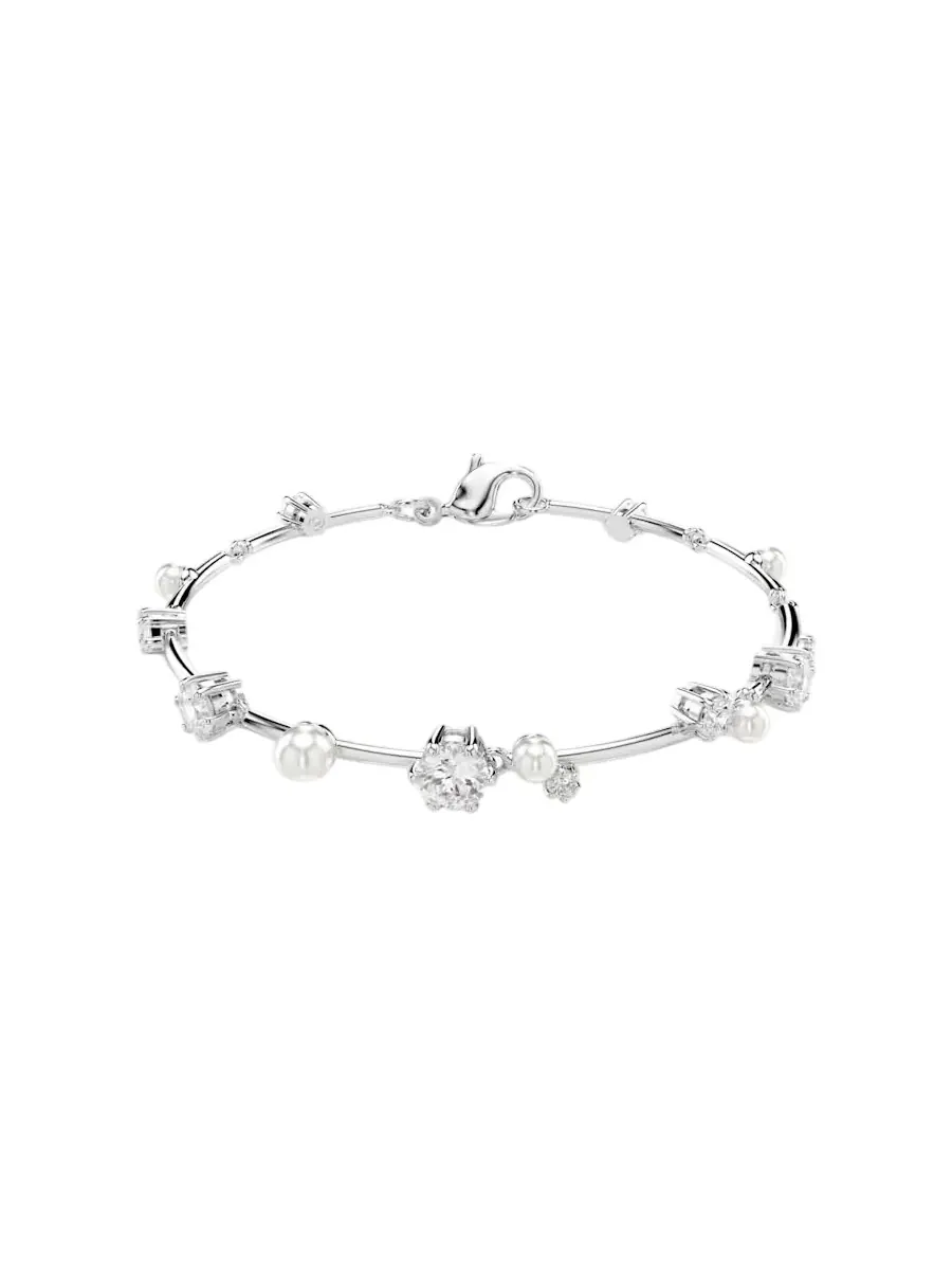 Браслет Swarovski Constella с круглым огранкой, размер средний — изображение 1 из 4, оттенок белый