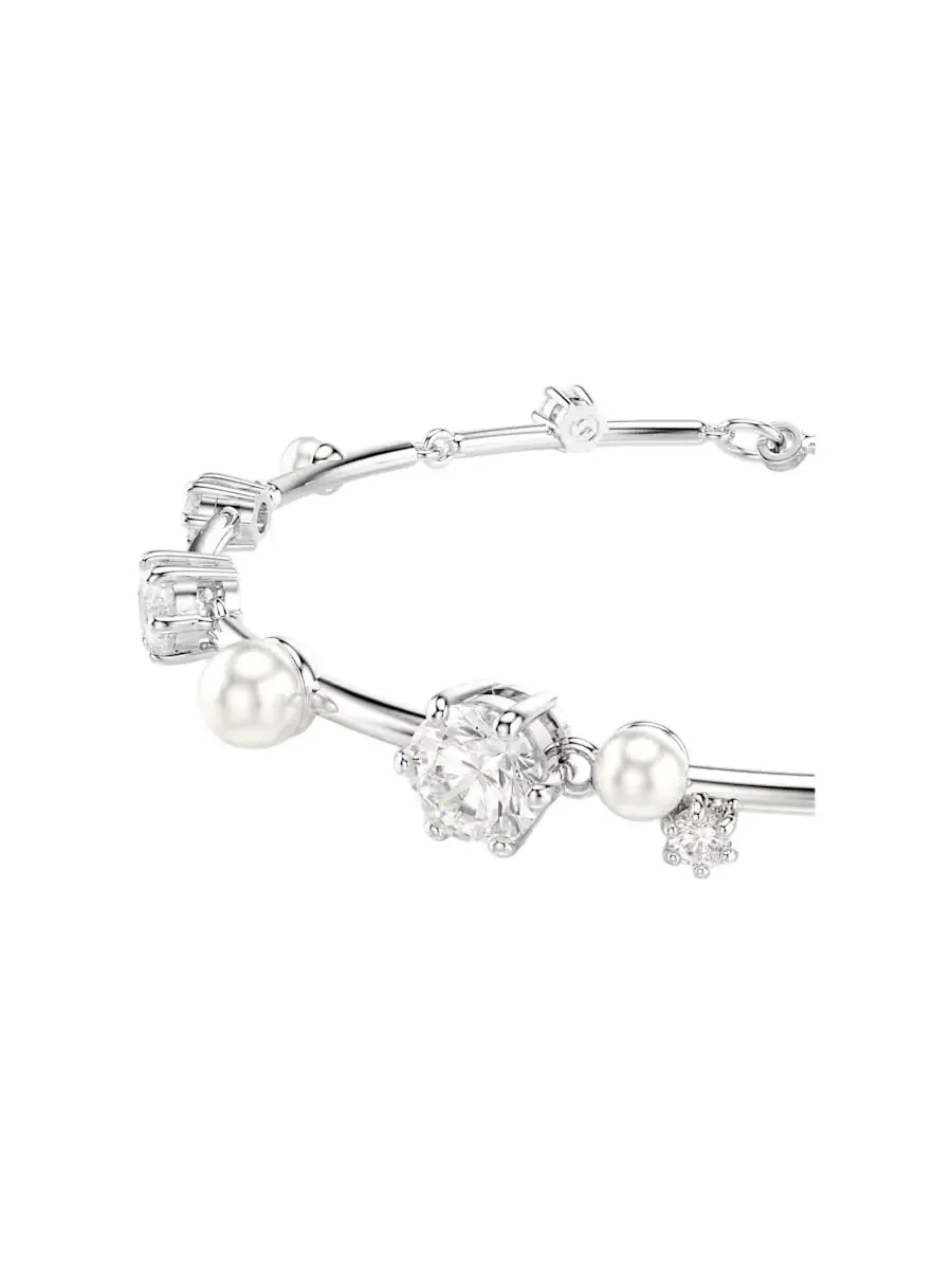 Браслет Swarovski Constella с круглым огранкой, размер средний — изображение 4 из 4, оттенок белый