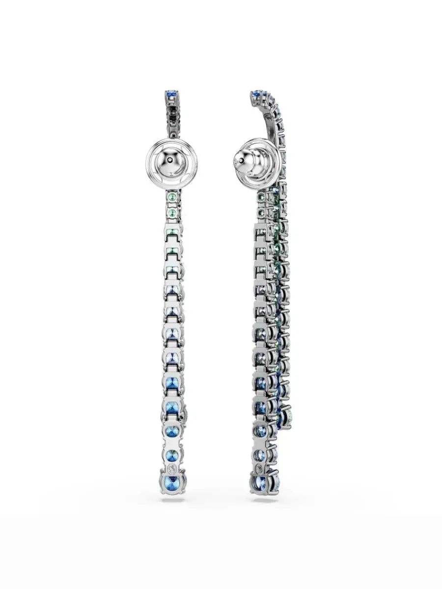 Женские серьги Swarovski Matrix с золотым покрытием — изображение 4 из 4, оттенок мульти