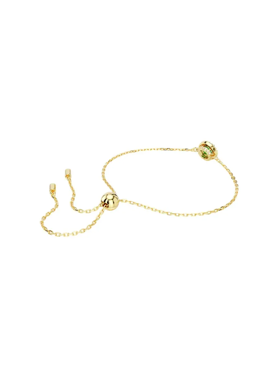 Браслет Swarovski Round Cut Una Angelic — изображение 3 из 3, оттенок зеленый/золотистый