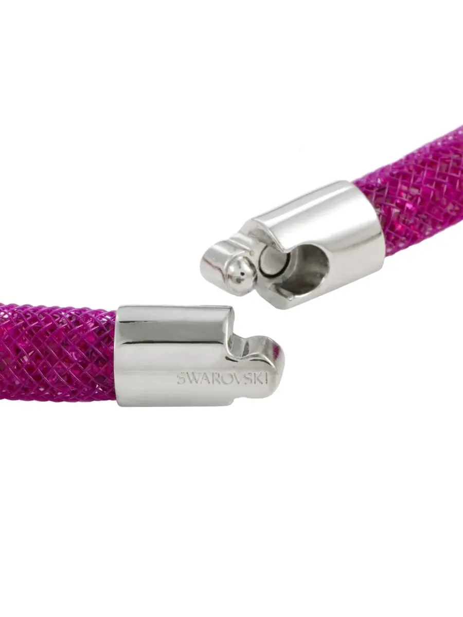 Браслет Swarovski Stardust Fuchsia двойной 5102547-S - маленький — изображение 3 из 4, оттенок мульти