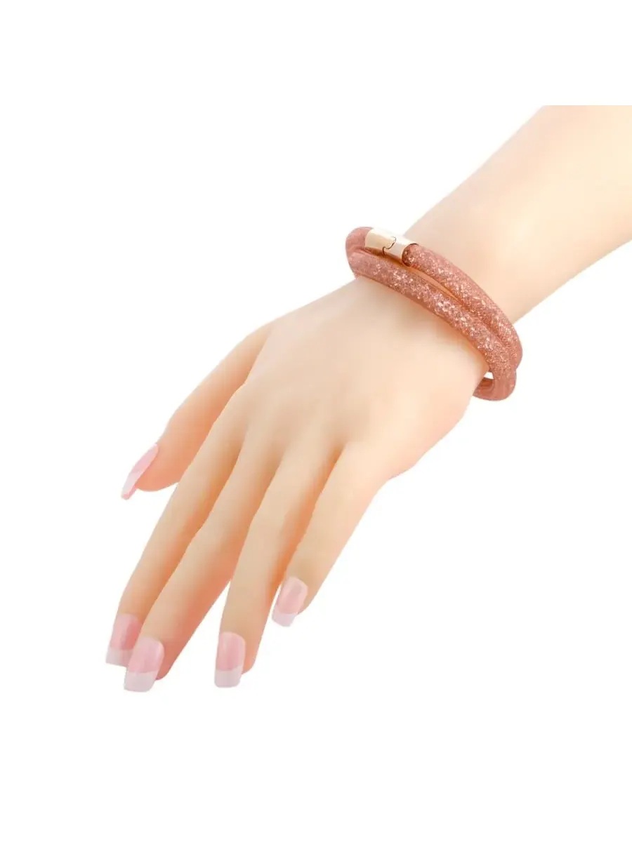 Браслет Swarovski Stardust Rose Double 5089853 M Средний — изображение 2 из 5, оттенок мульти