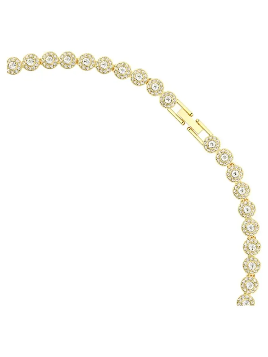 Набор кристаллов Swarovski Una с круглым срезом Angelic — изображение 5 из 5, оттенок белый/золотистый