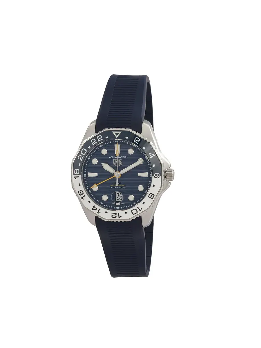 Мужские автоматические часы Tag Heuer Aquaracer с синим циферблатом WBP2010.FT6198 — изображение 1 из 4, оттенок белый синий