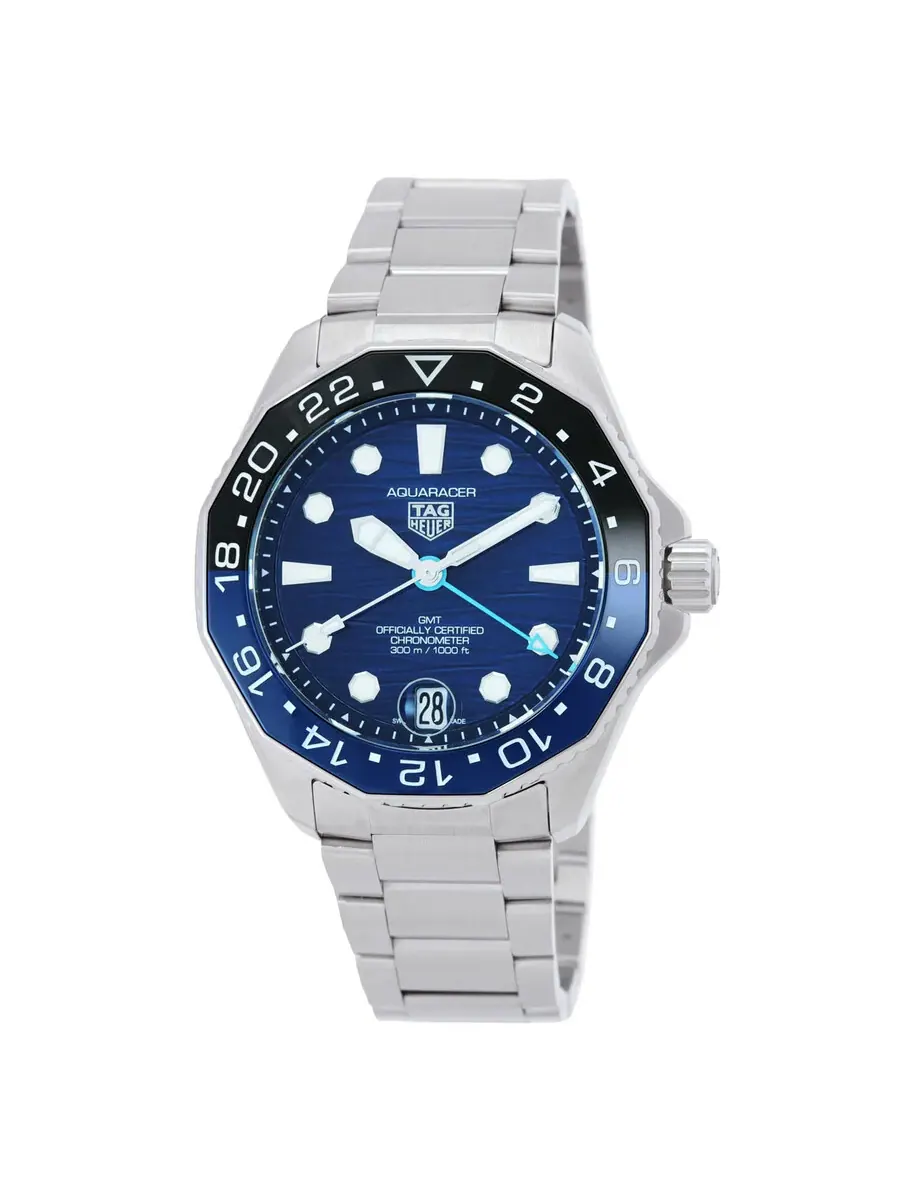 Мужские часы Tag Heuer Aquaracer Automatic с синим циферблатом WBP5114.BA0013 — изображение 1 из 3, оттенок черный синий