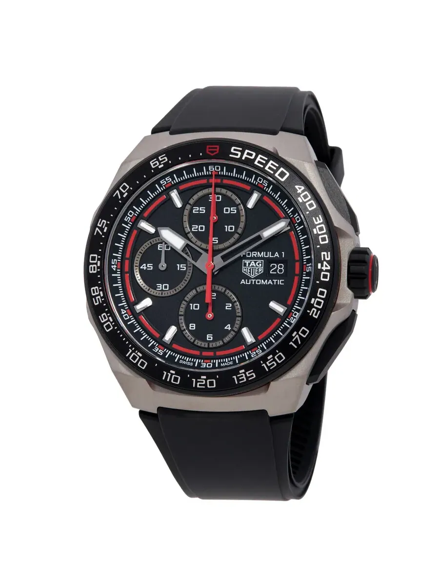 Часы Tag Heuer Formula 1 Chronograph Automatic с черным опалиновым циферблатом CBZ2082.FT8096