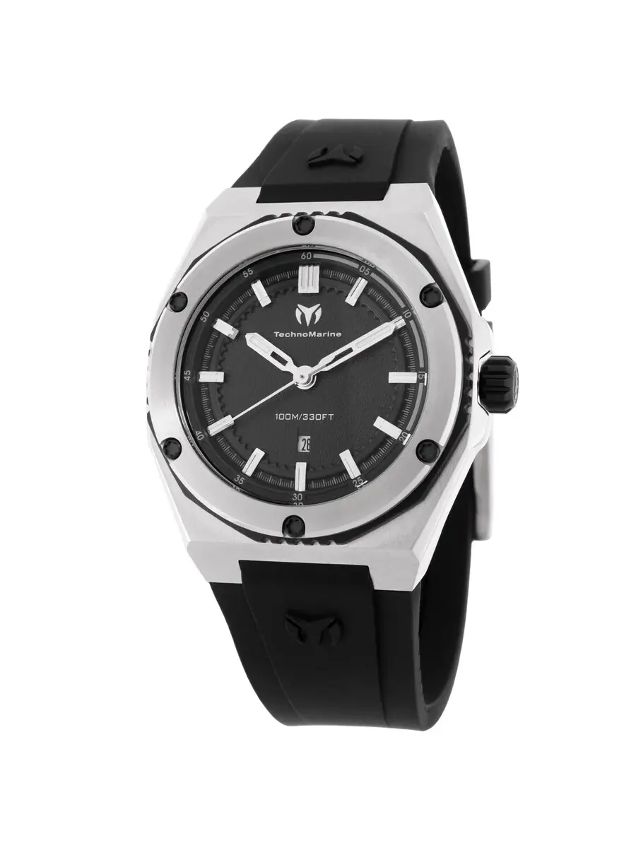 Женские часы Technomarine Coral Quartz с черным циферблатом TM-416050 — изображение 1 из 3, оттенок черный