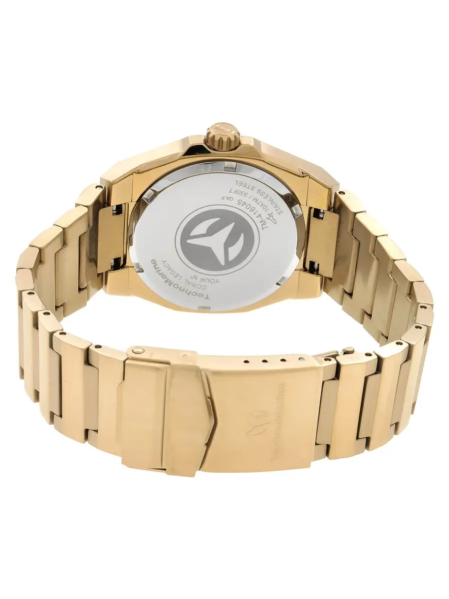 Женские часы TechnoMarine Coral Quartz с золотым циферблатом TM-416045 — изображение 3 из 3, оттенок золотистый