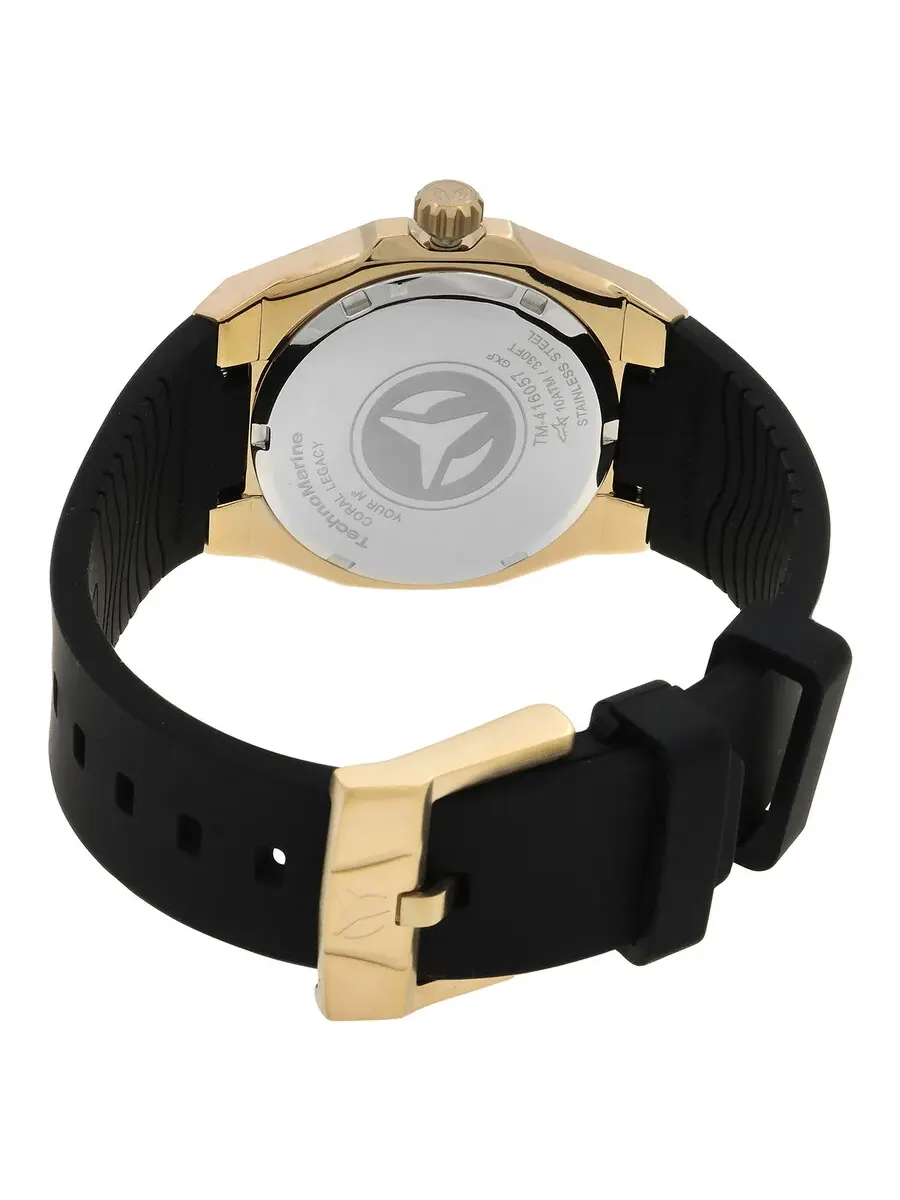 Женские часы Technomarine Coral с кварцевым серебряным циферблатом TM-416057 — изображение 3 из 3, оттенок золотистый