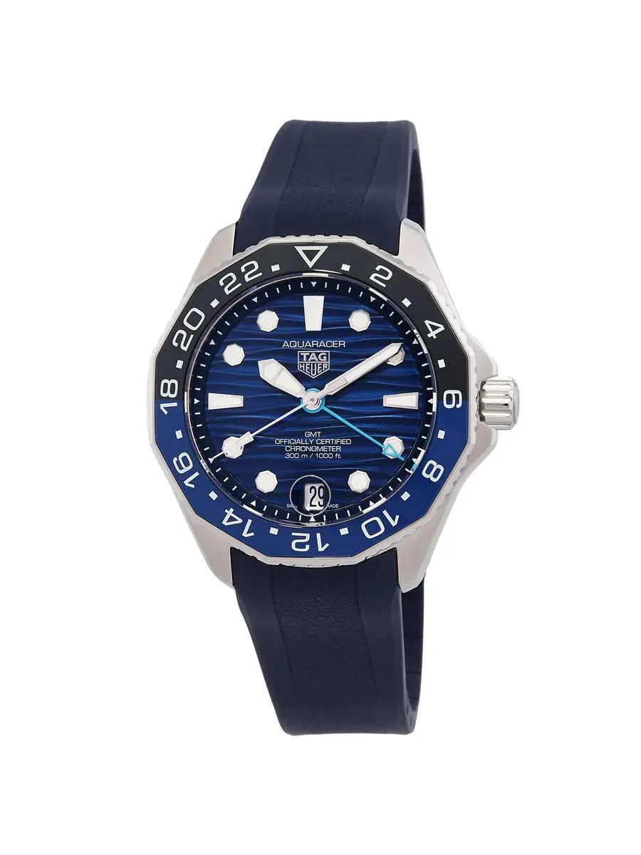 Мужские часы Tag Heuer Aquaracer Automatic с синим циферблатом и безелем Batman WBP5114.FT6259 — изображение 1 из 3