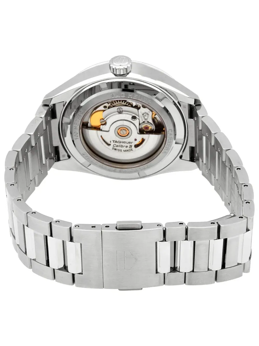 Мужские автоматические часы Tag Heuer Carrera с синим циферблатом WBN2112-BA0639 — изображение 3 из 3, оттенок серебристый