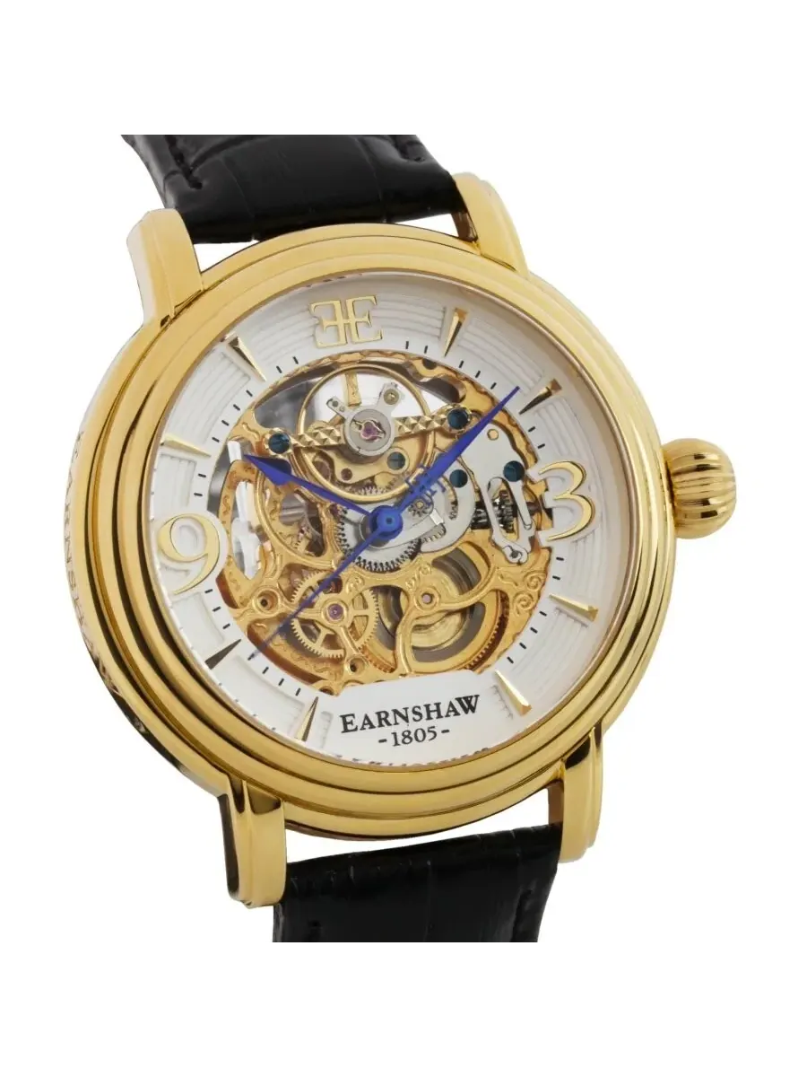 Мужские часы Thomas Earnshaw Longcase с автоматическим механизмом и белым циферблатом ES-8011-04 — изображение 2 из 5