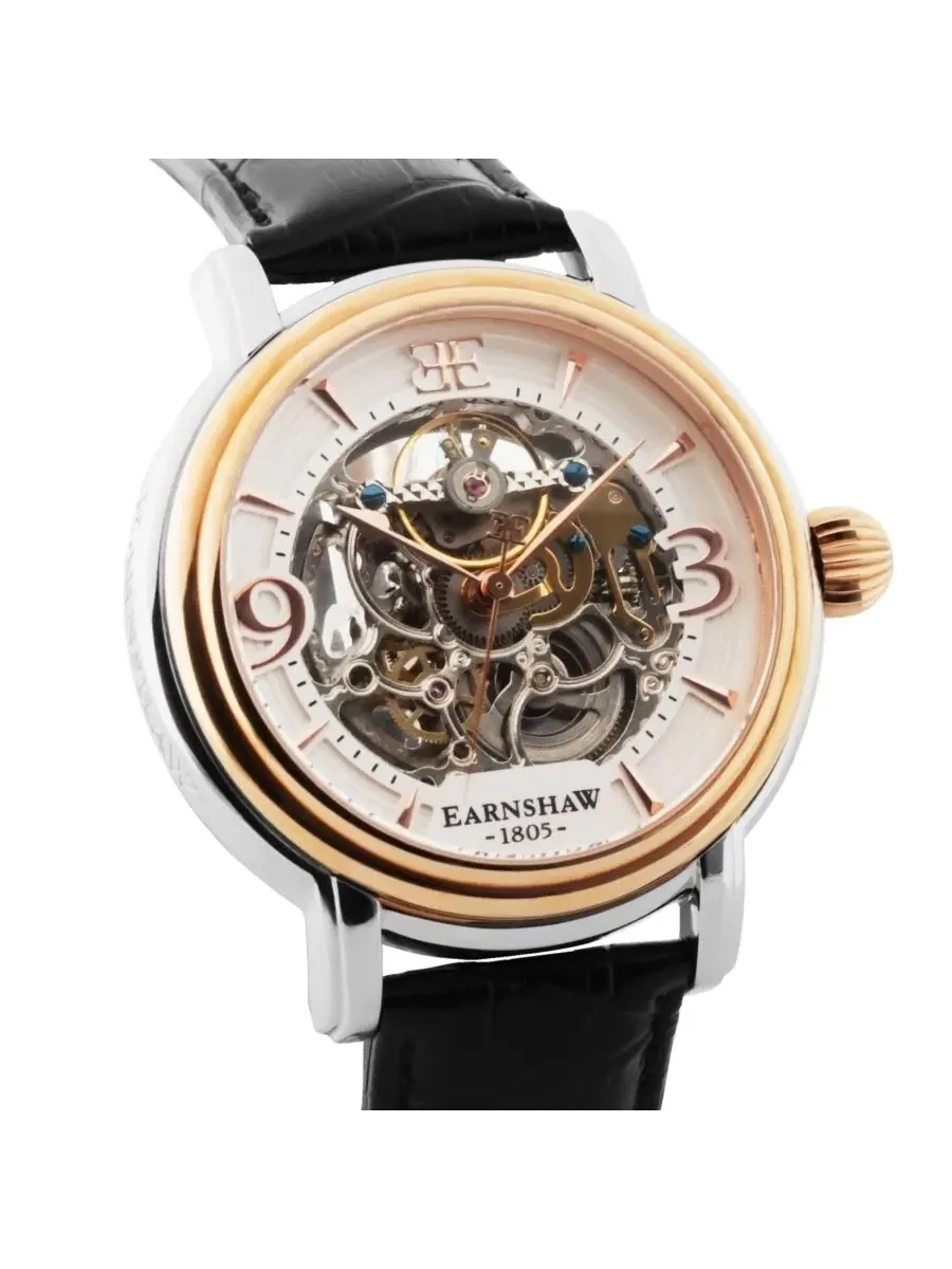 Мужские часы Thomas Earnshaw Longcase с автоматическим механизмом и белым циферблатом ES-8011-06 — изображение 2 из 5