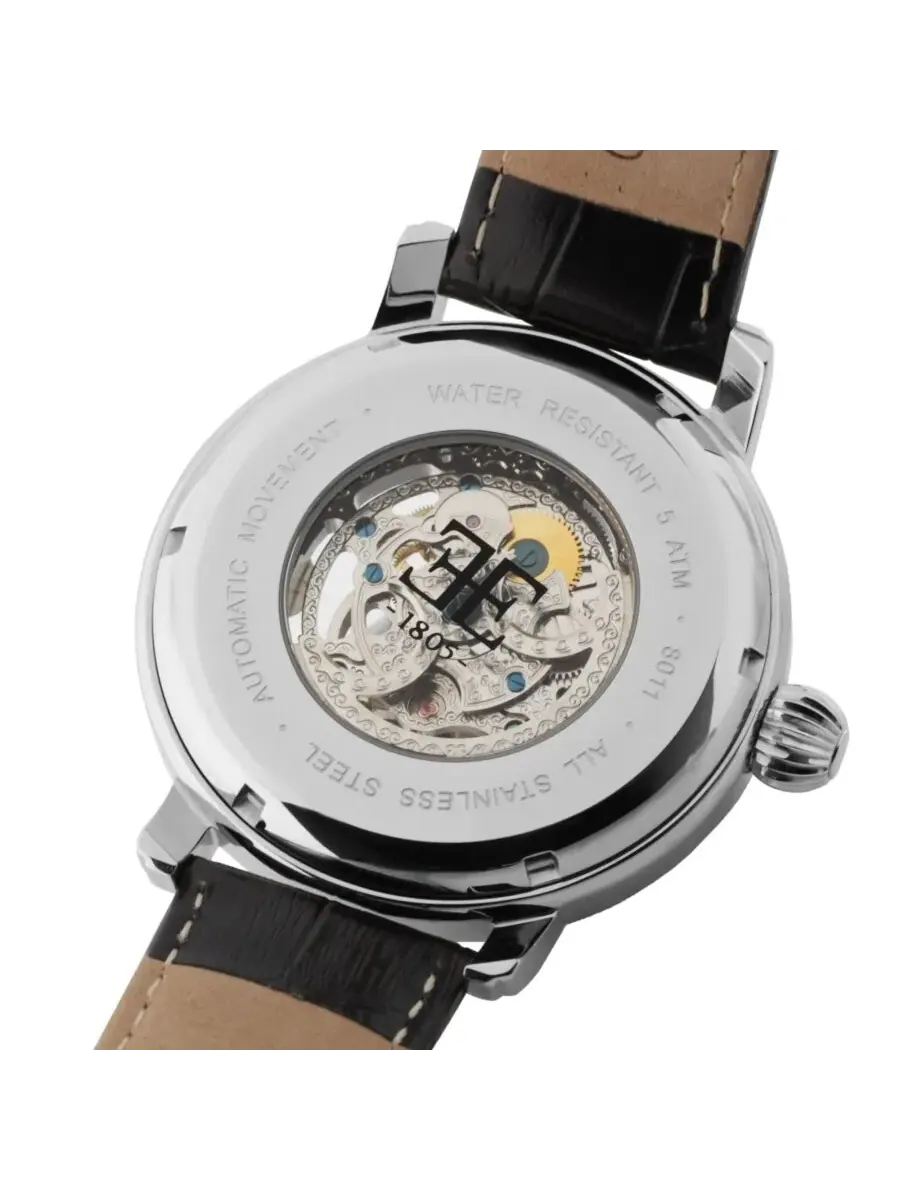 Мужские часы Thomas Earnshaw Longcase с автоматическим механизмом и белым циферблатом ES-8011-06 — изображение 5 из 5