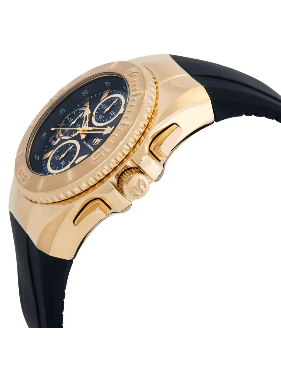 Мужские часы Technomarine Cruise с черным циферблатом TM-124030 — изображение 2 из 4, оттенок золотистый