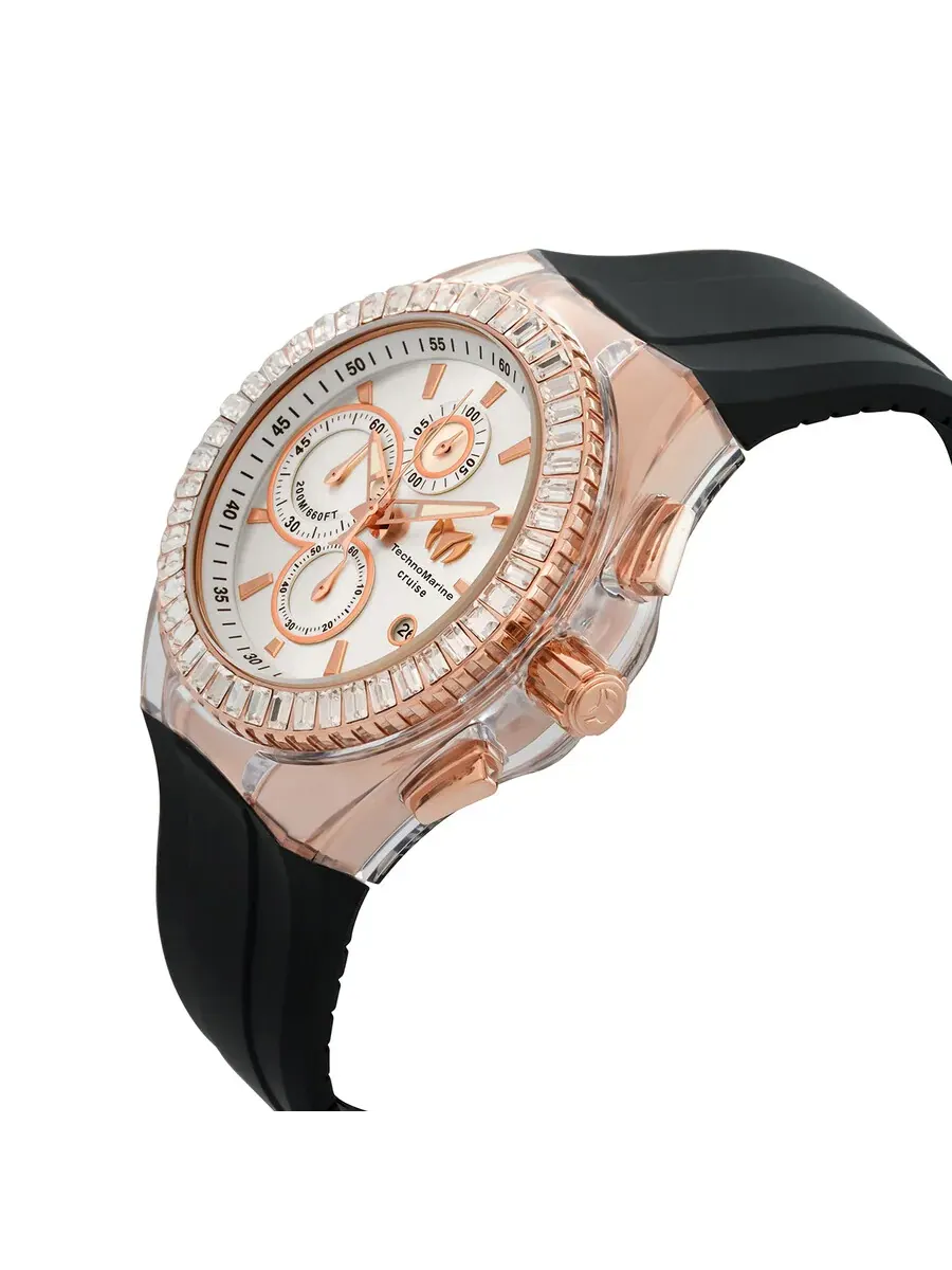 Мужские часы Technomarine Cruise Chronograph Quartz с серебристым циферблатом TM-121163 — изображение 2 из 3