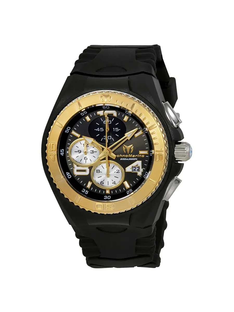 Женские часы TechnoMarine Cruise JellyFish Chronograph 115100 — изображение 1 из 3, оттенок желтый золотистый