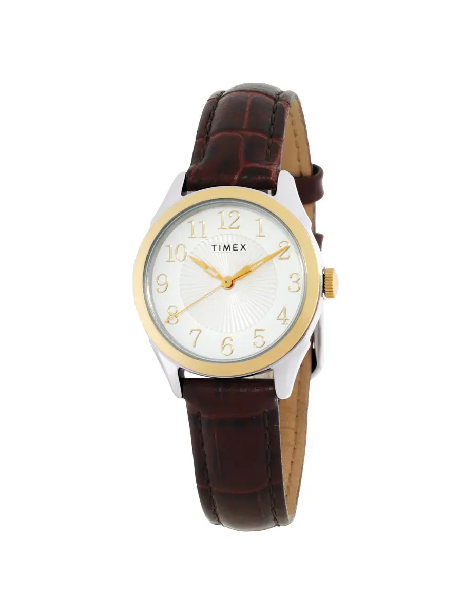 Женские часы Timex Briarwood с кварцевым механизмом, серебристым циферблатом TW2U68100 — изображение 1 из 3