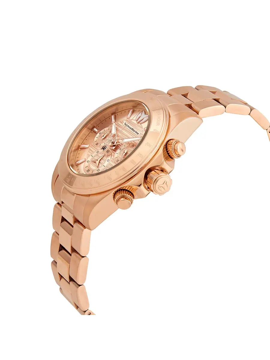 Мужские часы Technomarine Manta Ray Chronograph Quartz с розовым циферблатом TM-219008 — изображение 2 из 3