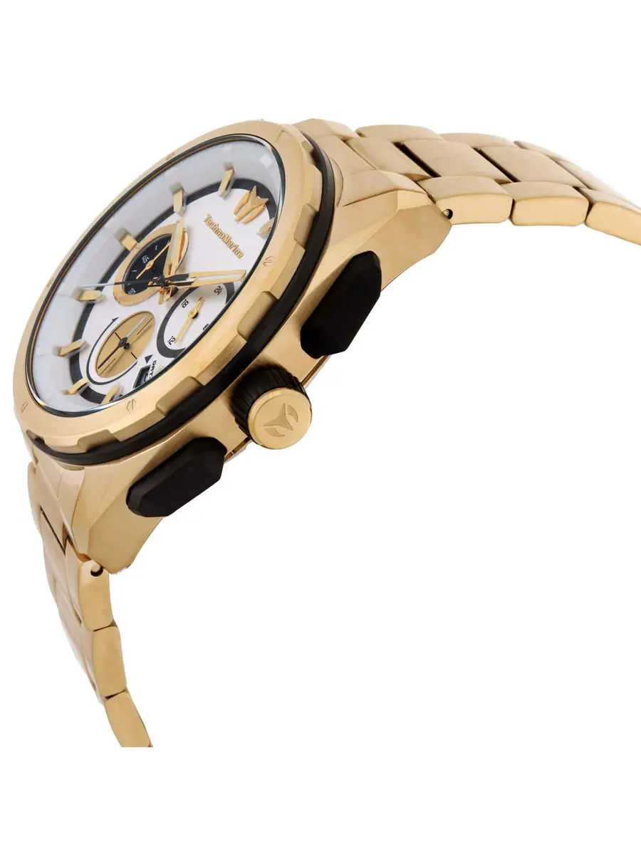 Мужские часы Technomarine Ocean Chronograph GMT Quartz с серебристым циферблатом TM-318093 — изображение 2 из 3