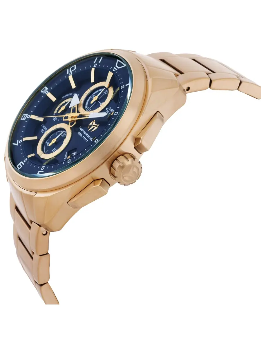 Мужские часы Technomarine Ocean Chronograph Quartz TM-318119 — изображение 2 из 3, оттенок золотистый