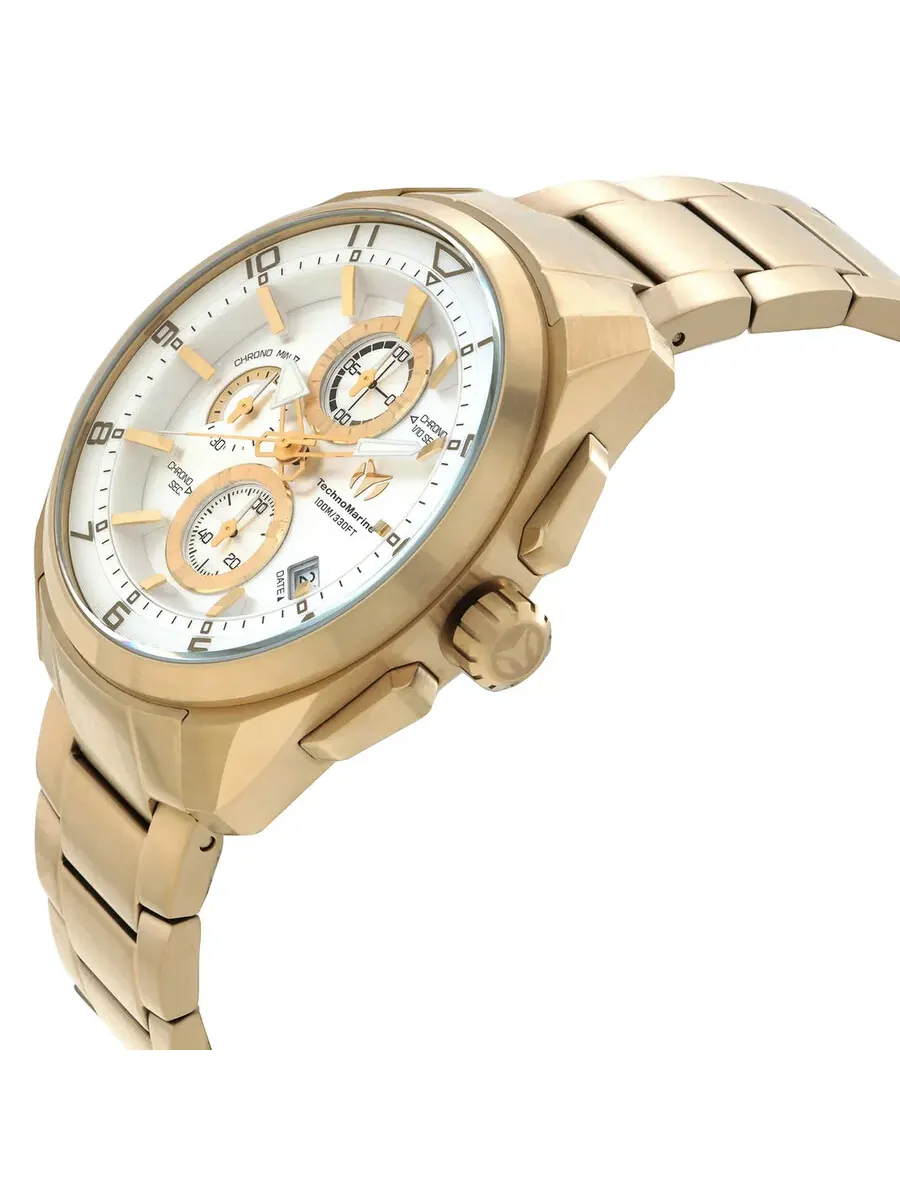 Мужские часы Technomarine Ocean Chronograph Quartz с серебристым циферблатом TM-318118 — изображение 2 из 3