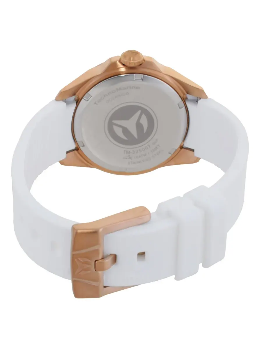 Женские кварцевые часы TechnoMarine Oceanico с белым циферблатом TM-325007 — изображение 3 из 3, оттенок розовый золотистый