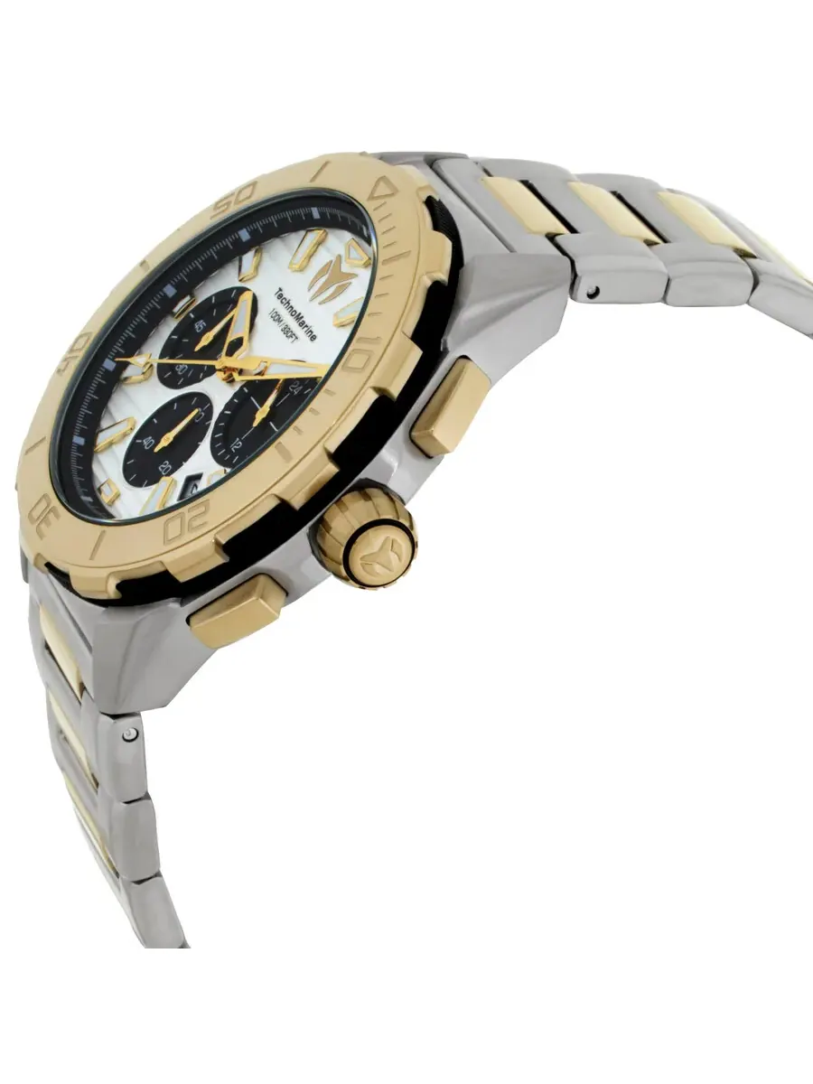 Мужские часы TechnoMarine Seven Seas Chronograph GMT Quartz с серебристым циферблатом TM-725034 — изображение 2 из 3