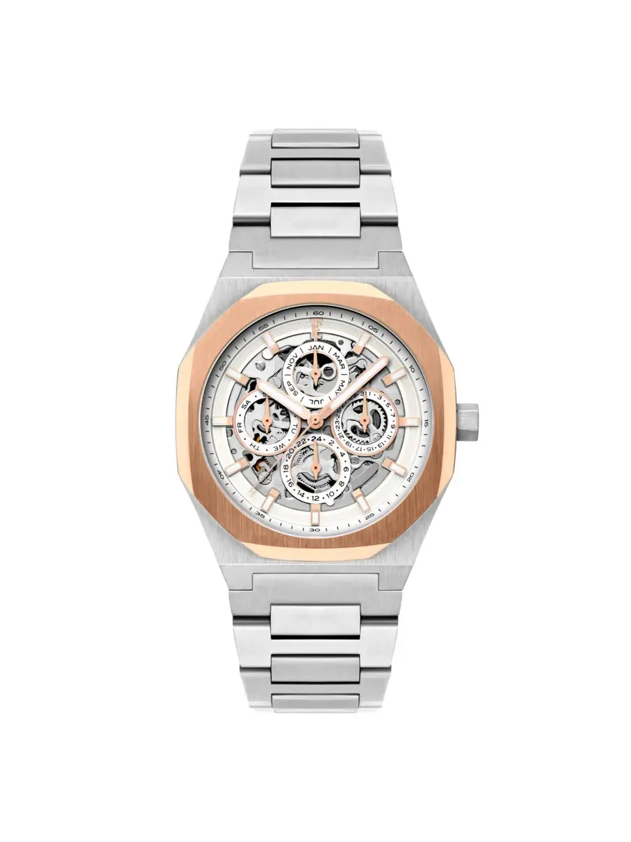 Мужские часы Thomas Earnshaw Drake Triple Calendar с белым циферблатом ES-8308-33 — изображение 1 из 3