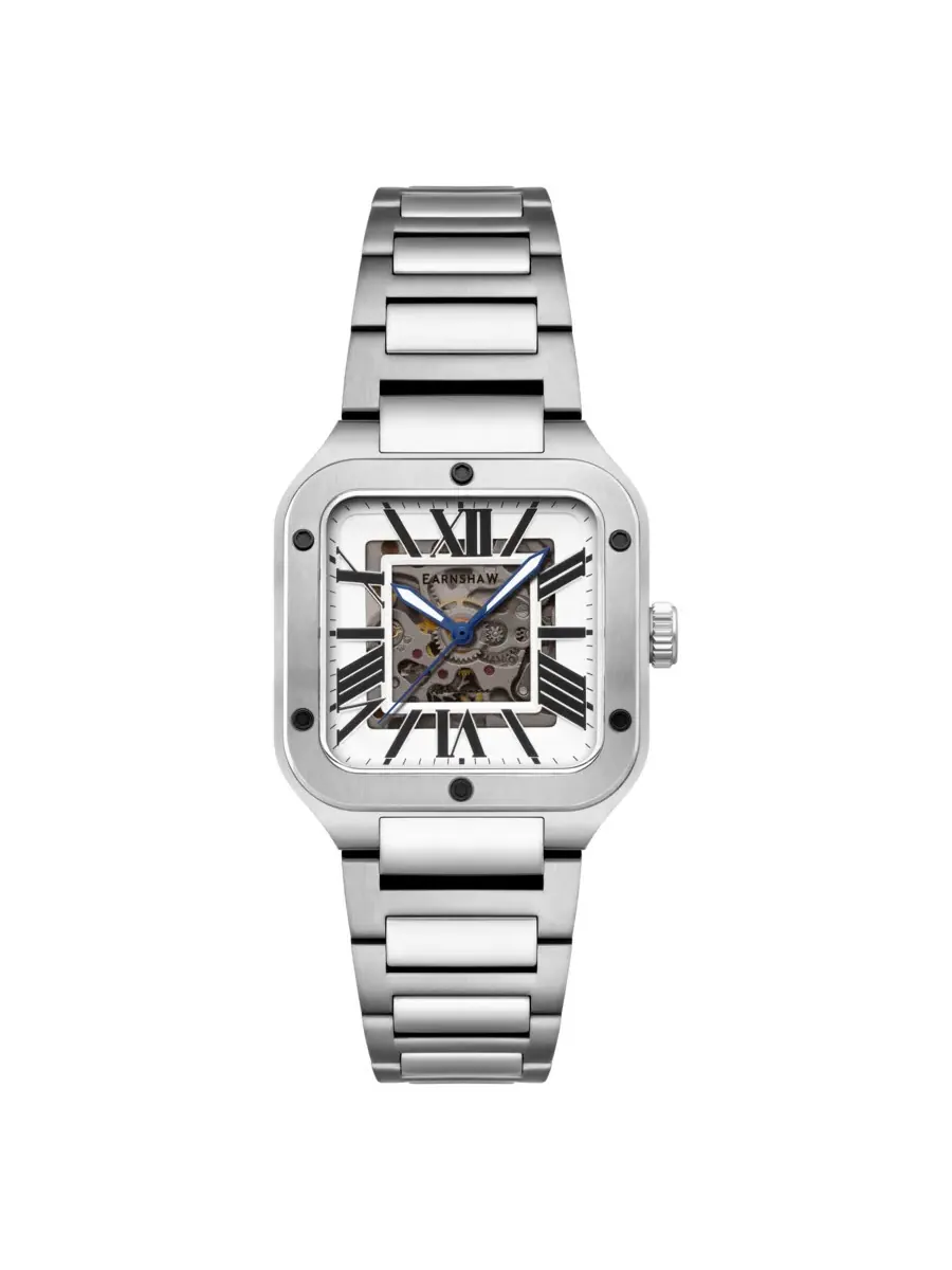 Мужские часы Thomas Earnshaw Lennox White Dial ES-8303-11 — изображение 1 из 3, оттенок серебристый