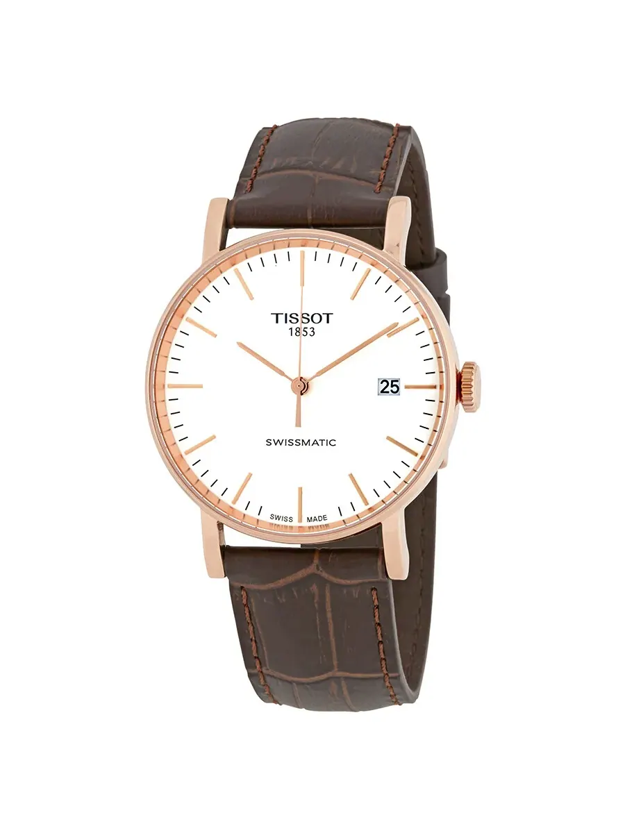Мужские часы Tissot Everytime Swissmatic Automatic T109.407.36.031.00 — изображение 1 из 3, оттенок розовый золотистый