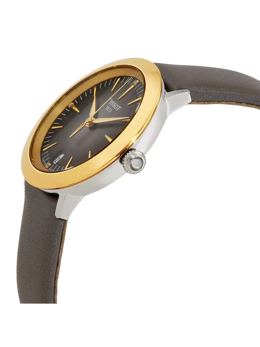 Женские часы Tissot Glendora Quartz с бриллиантами T929.210.46.066.00 — изображение 2 из 3, оттенок черный