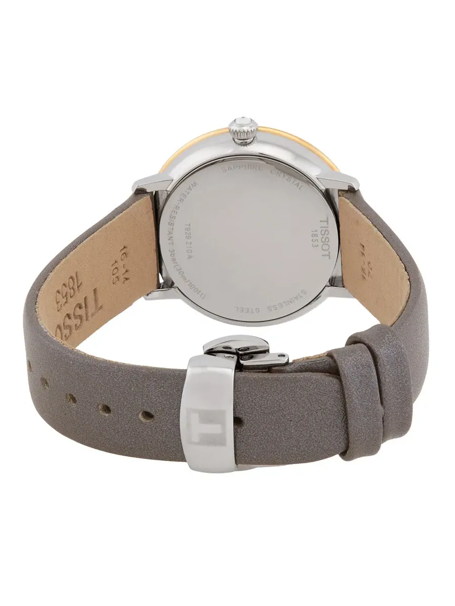 Женские часы Tissot Glendora Quartz с бриллиантами T929.210.46.066.00 — изображение 3 из 3, оттенок черный