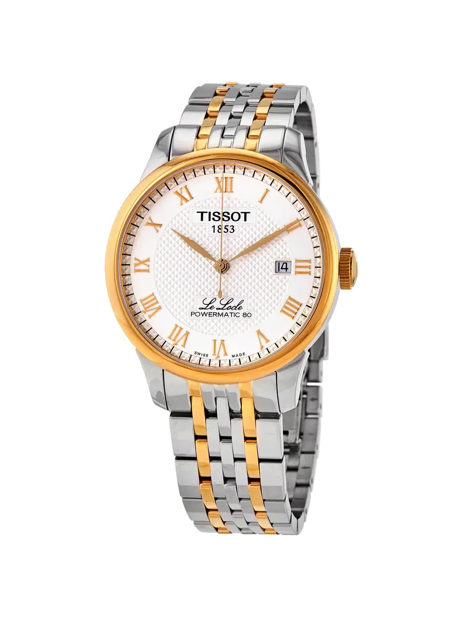 Мужские часы Tissot Le Locle Automatic с серебристым циферблатом T006.407.22.033.01 — изображение 1 из 3