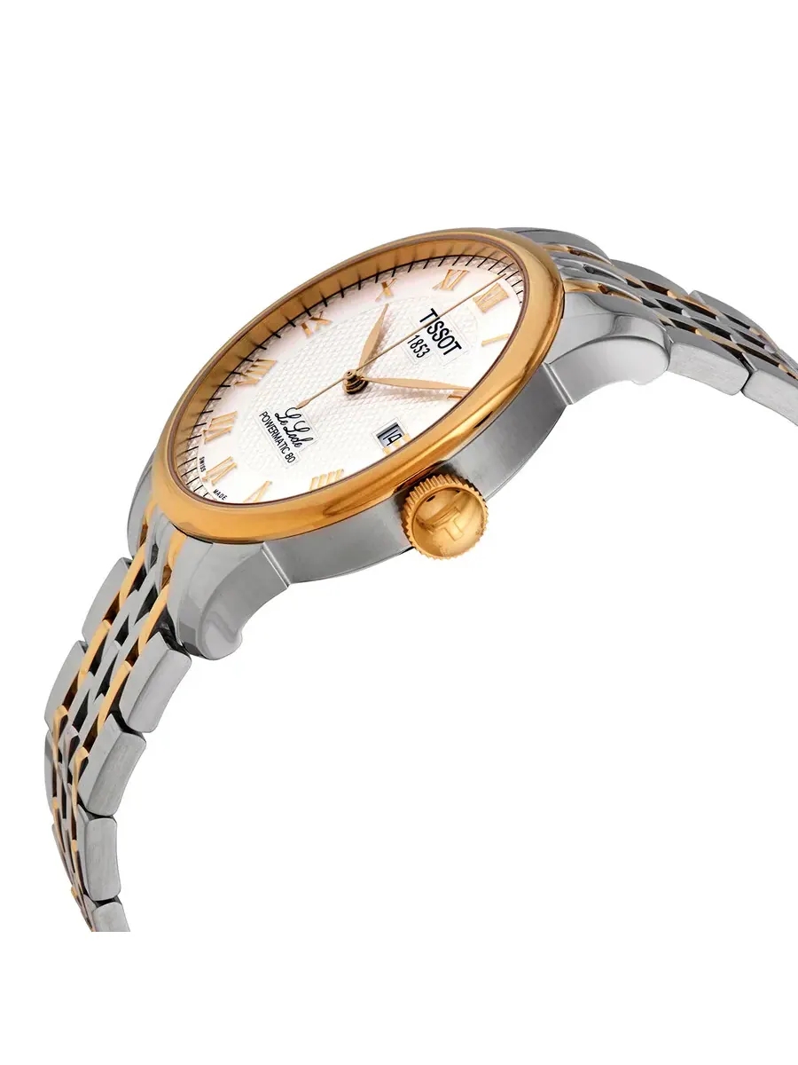 Мужские часы Tissot Le Locle Automatic с серебристым циферблатом T006.407.22.033.01 — изображение 2 из 3
